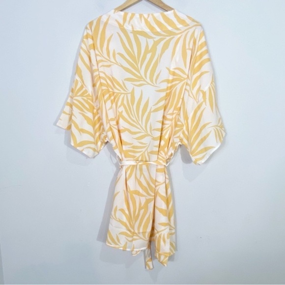 MAISON DU SOIR Magnolia Luxe Palm Kimono Robe - Picture 8 of 11